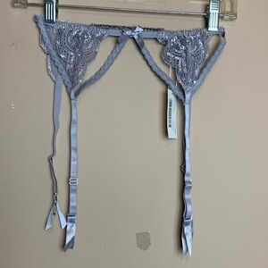 Journelle Anya Suspender In Tinsel Metallic Blend XS NWT Garter Belt